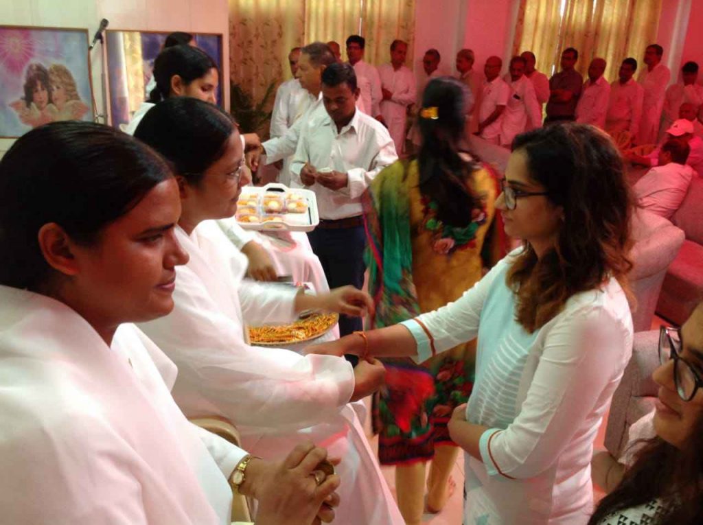 Sec 11c, Faridabad - Rakhi Celebration, BK Munni Didi, Bk Pooja Didi