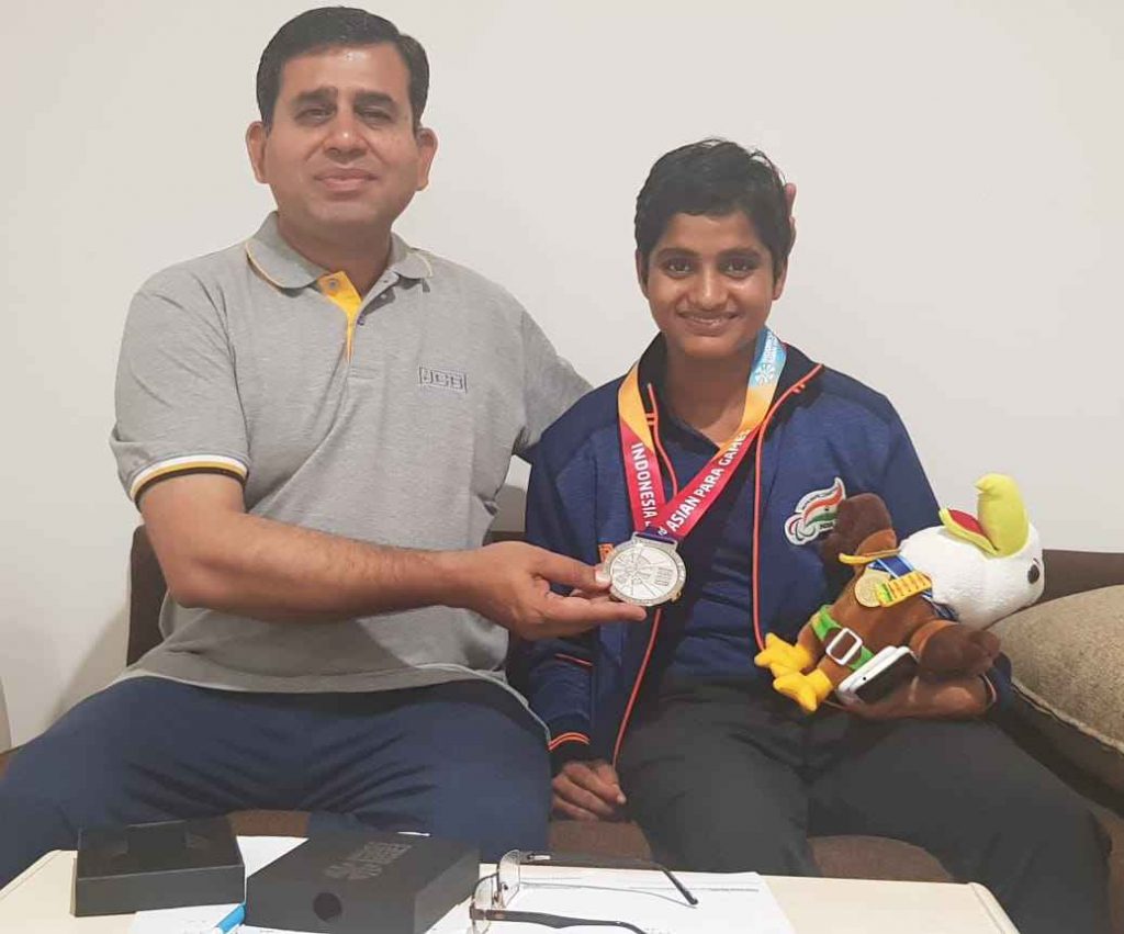 Sports Wing, BK Jyoti Bhai- At Para Asian Games, Jakarta Indonesia